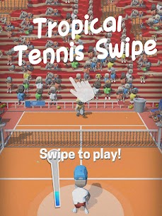 Tropical Tennis Swipe MOD APK (No Ads) Download 5