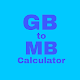 Mb to Gb Converter calculator Windows에서 다운로드