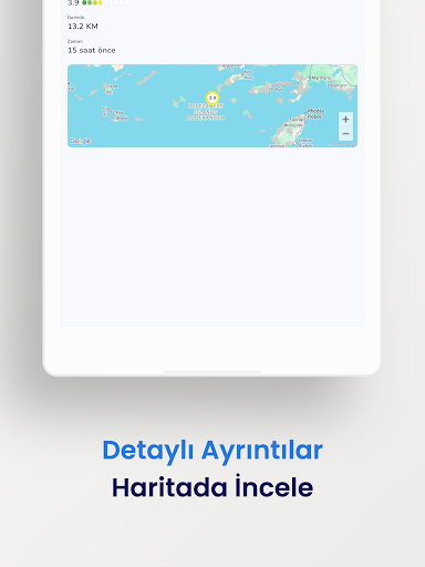 Depremler: Anlık ve Net screenshot 12