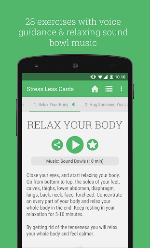 Stress Less Cards Screen 2