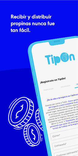 Android application TipOn screenshort