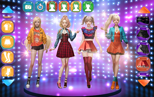 Girl group dress up Screen 3