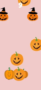 Falling pumpkins