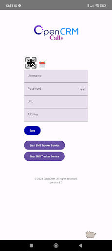 Android application OpenCrm Calls screenshort