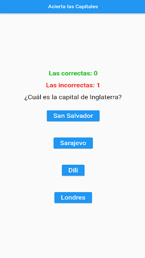Android application Adivina Capitales - Pro screenshort