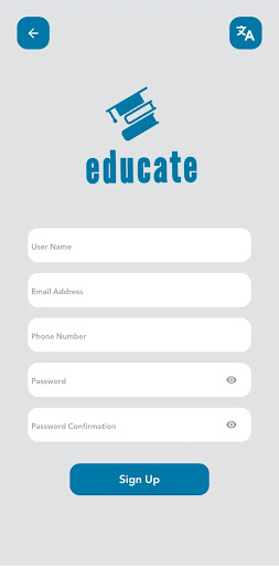 Educate E-Learning Screen 2