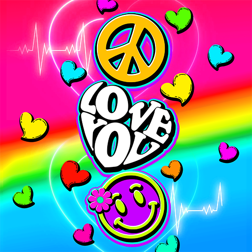 Colorful Peace Lov - Wallpaper logo
