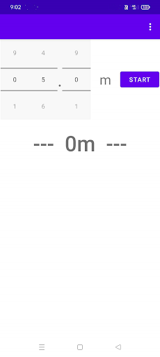 Android application 5m sprints --SpeedScroll-- screenshort