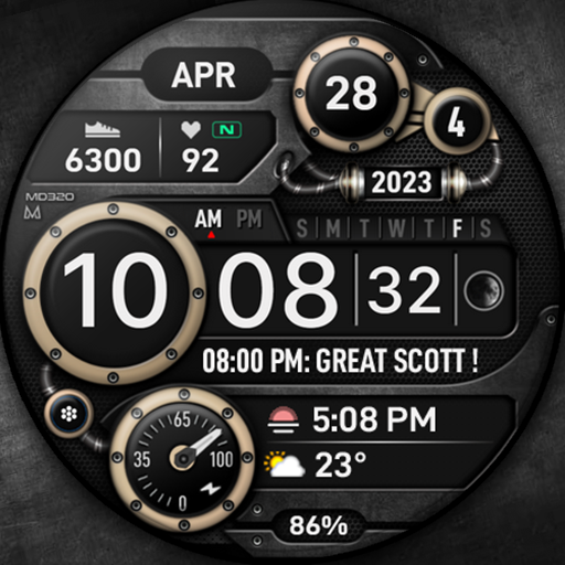 MD320 Steam Punk Watch Face logo
