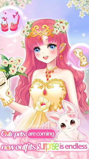 Android application Dream Flower Dressup screenshort