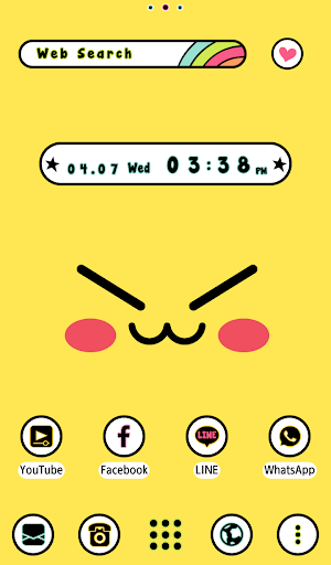 Cute Expressions Theme +HOME Screen 2