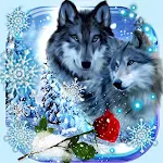 Cover Image of ดาวน์โหลด Wolf Love Live Wallpaper  APK