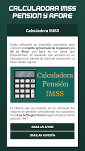Calculadora Pensión & Afore