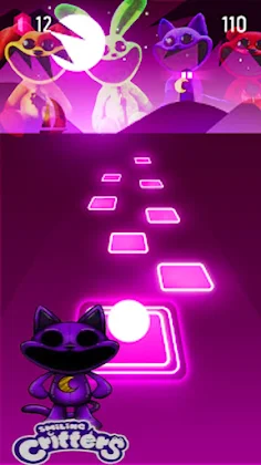 Smiling Critters Tiles-Hop - Screenshot 2