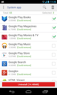 System app remover (root needed) Mod Apk 3