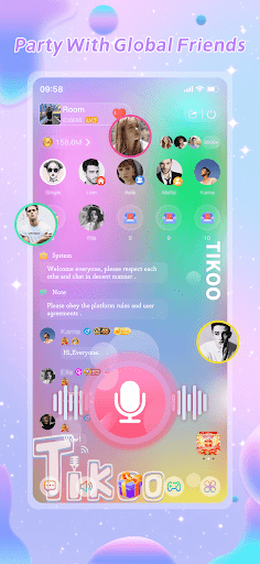 Tikoo - Group Voice Chat Room Screen 3