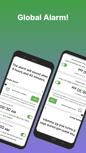 Android application Media Alarm screenshort