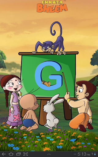 Alphabets With Bheem