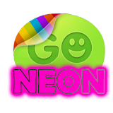 Pink neon theme GO SMS Pro icon