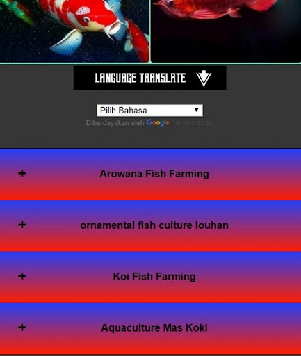 Ornamental Fish Cultivation