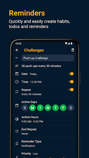 Screenshot of Habitodo: lists, habits & todo