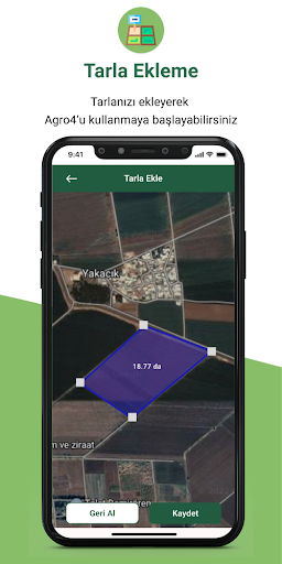 Android application Agro4 Tarla Takip screenshort