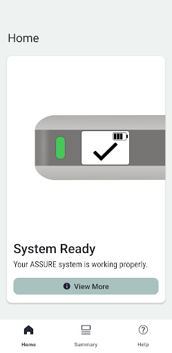 Android application ASSURE patient application screenshort