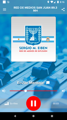 Android application Red de medios san juan 89.3 screenshort