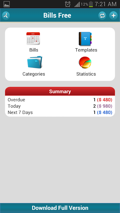 Bills Free - Expense & Invoice - 2.6 - (Android)