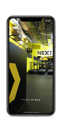 Android application NEXT FITNESS TLV screenshort