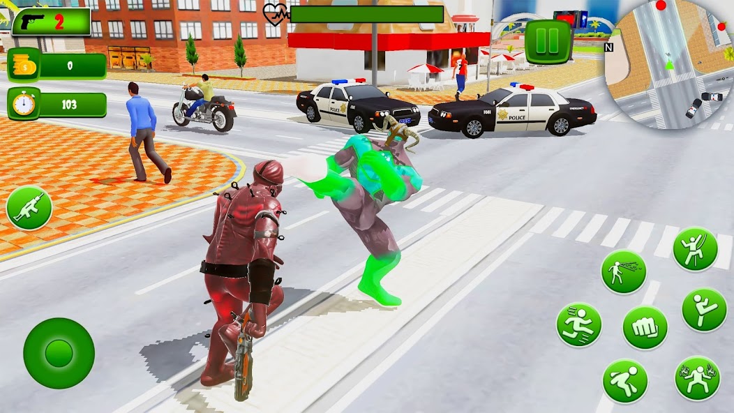 Incredible Monster Hero Fights 1.0 APK + Mod (Free purchase) for Android