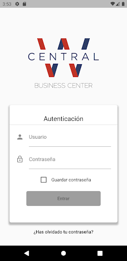 Android application Central W screenshort