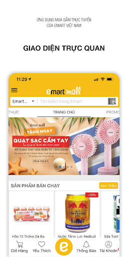 Android application Emartmall VN screenshort