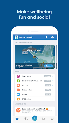 Android application HeiaHeia screenshort