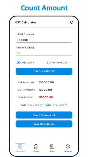 GST Calculator - Tax Calculator