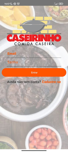 Android application Restaurante Caseirinho screenshort