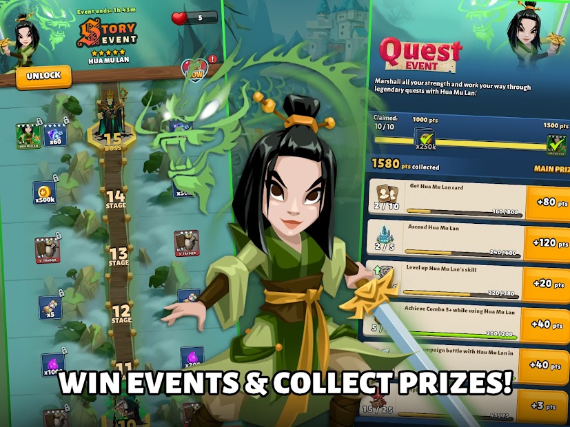 Screenshot 13 Fable Wars: Epic Puzzle RPG android
