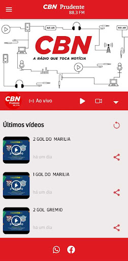 CBN Prudente 88,3 FM Screen 2