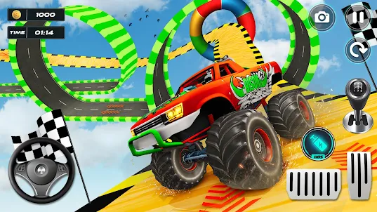 Monster Truck : Car Game Stunt