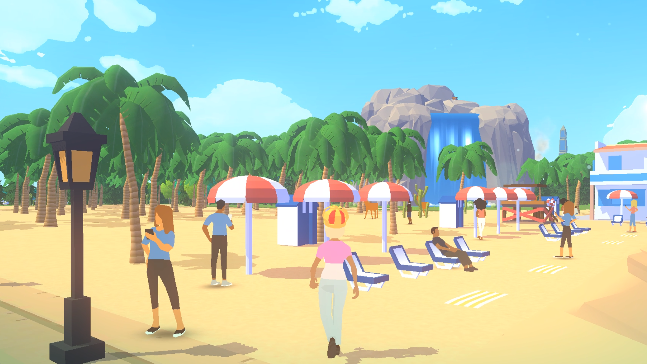 Image of walking on beach in pocket city 2