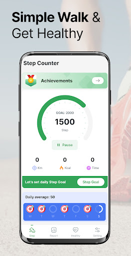 Pedometer - Health Calculator Screen 3