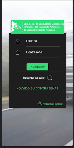 Android application Camioneros del Neuquen screenshort