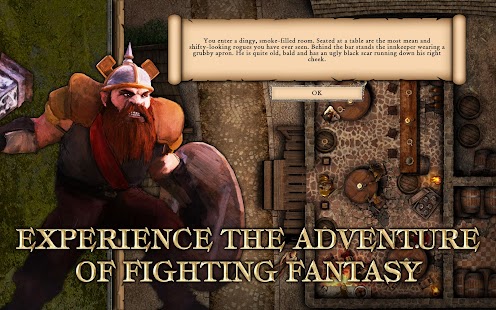 Captura de pantalla de Fighting Fantasy Legends