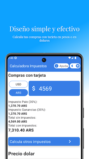 Calculadora Impuesto Argentina Screen 2