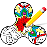 Coloring Book - Fidget Spinner icon