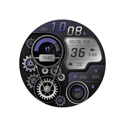 Wind Chime Purple For Wear OS Logo