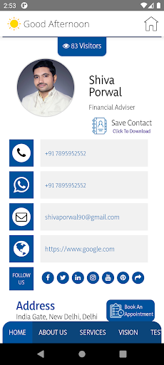 Android application Shivanand Porwal screenshort