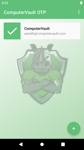 ComputerVault OTP Screen 2