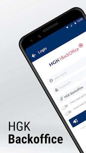 Android application HGK BackOffice screenshort