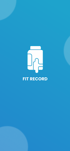 Android application Fit Record screenshort